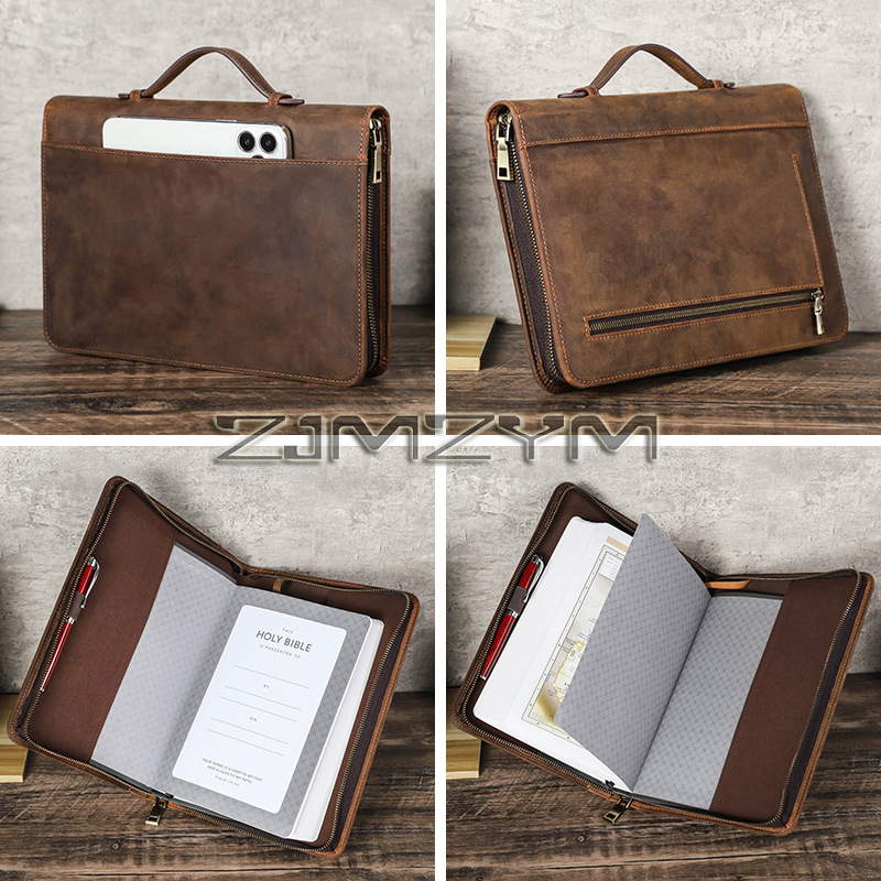 Stationery Supply Business - Retro Leather Notebook Cover Case Handmade