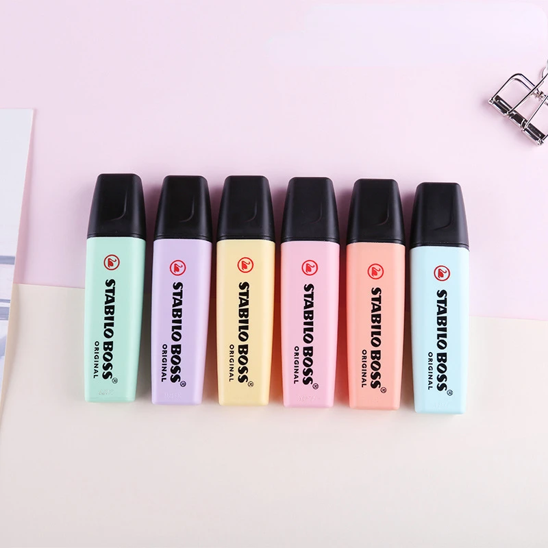 Stabilo Marker Boss - 6 Colors STABILO BOSS Macaron Color