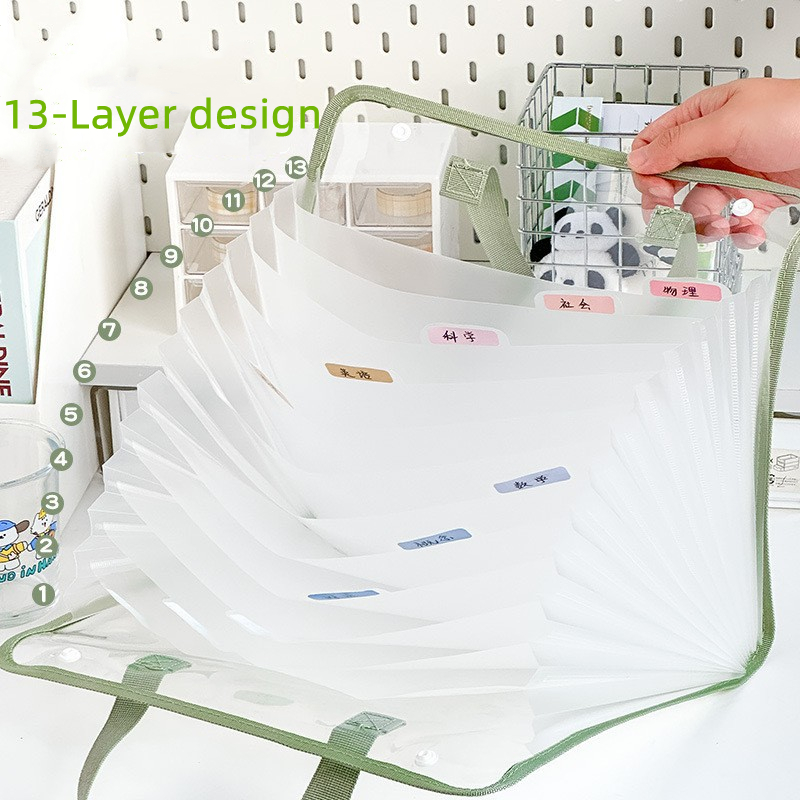 Supply Of Office Stationery - 13-Layer A4 File Folder Storage Organizer