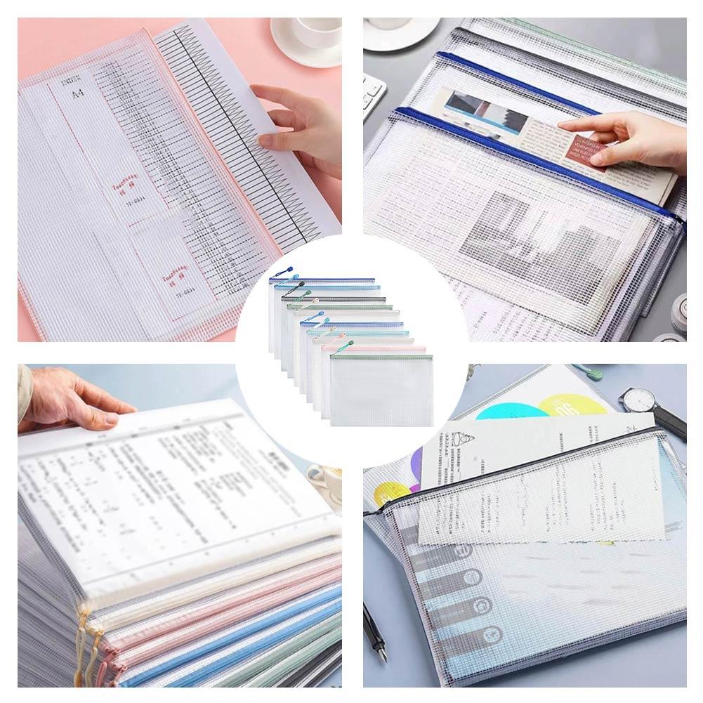 Supply Of Office Stationery - 10Pcs Morandi Light Color Series Mesh