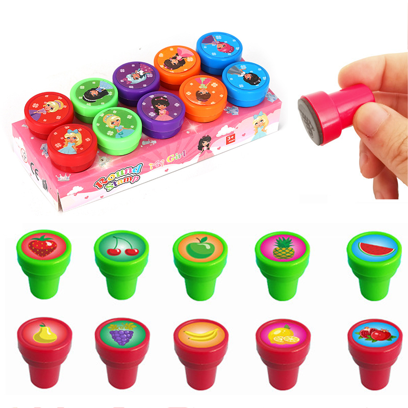 10pcs/box Assorted Stamps Self - огляд і ціна Self Inking Stamp