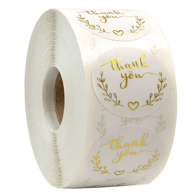 100-500pcs Gold Thank You Stic - огляд і ціна Stationery Supply Business