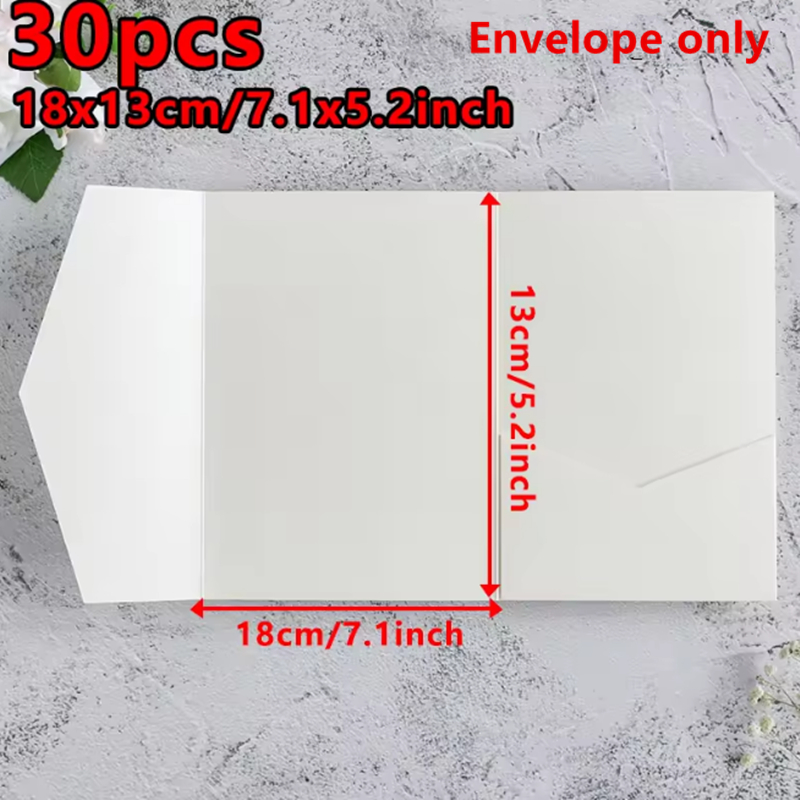 30pcs 18x13cm Green Envelopes  - огляд і ціна Stationery Supply Business