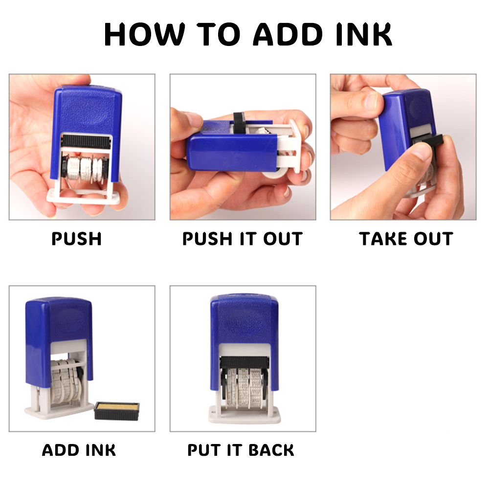Self-inking Date Stamp for Pap - огляд і ціна Self Inking Stamp