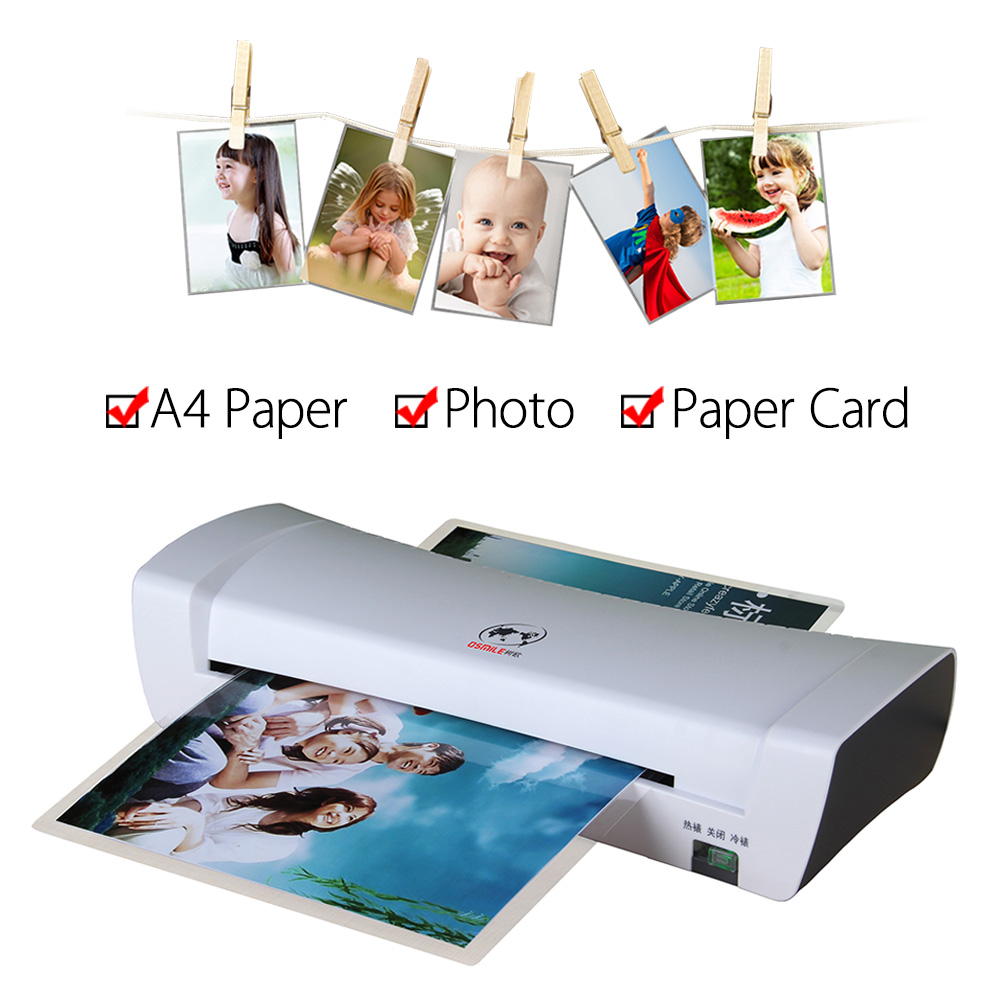 SL200 A4 Hot and Cold Laminati - огляд і ціна Document Laminator Pouch