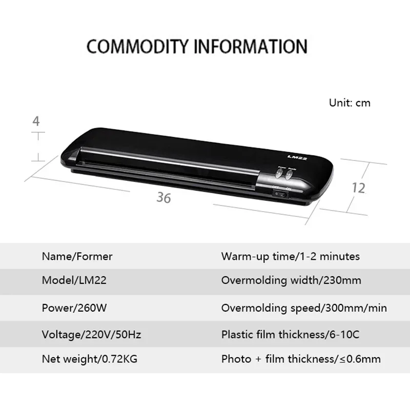 Excellent A4 Laminator Machine - огляд і ціна Document Laminator Pouch