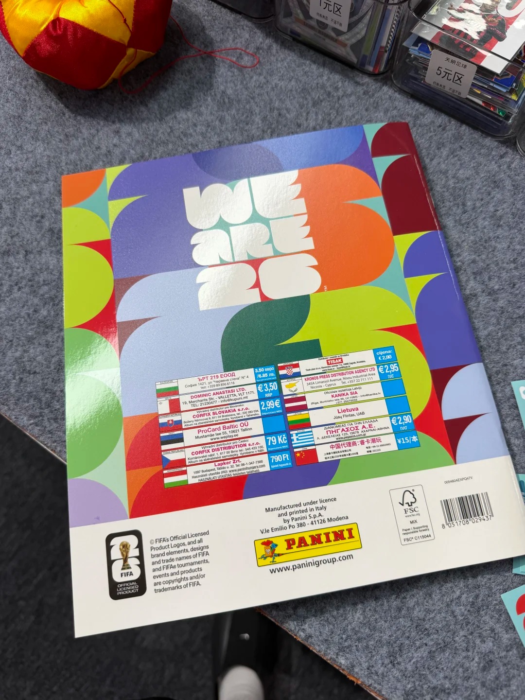 In Stock Panini 2026 FIFA Worl - огляд і ціна Cardstock Paper Pack