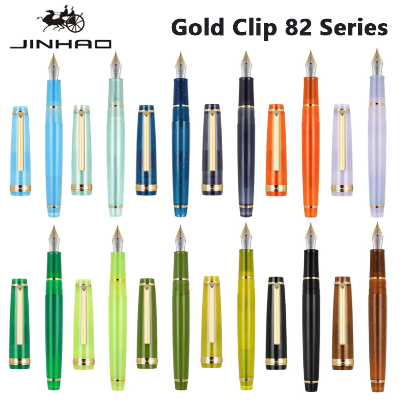 Jinhao 82 Fountain Pen Golden  - огляд і ціна Stationery Supply Business