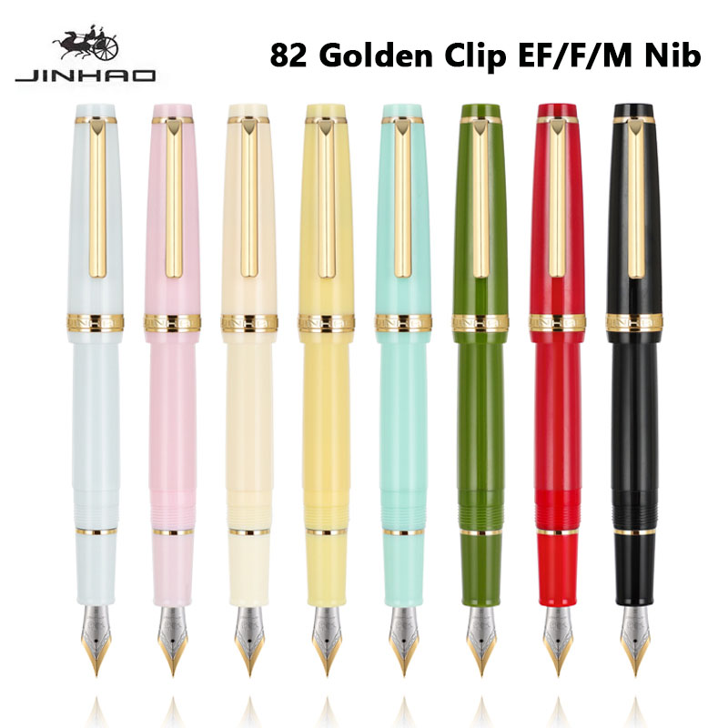 Jinhao 82 Fountain Pen Golden  - огляд і ціна Stationery Supply Business