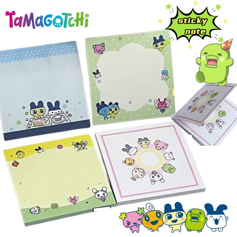 4pcs Tamagotchi Mametchi Memet - огляд і ціна Memo Pad Sticky