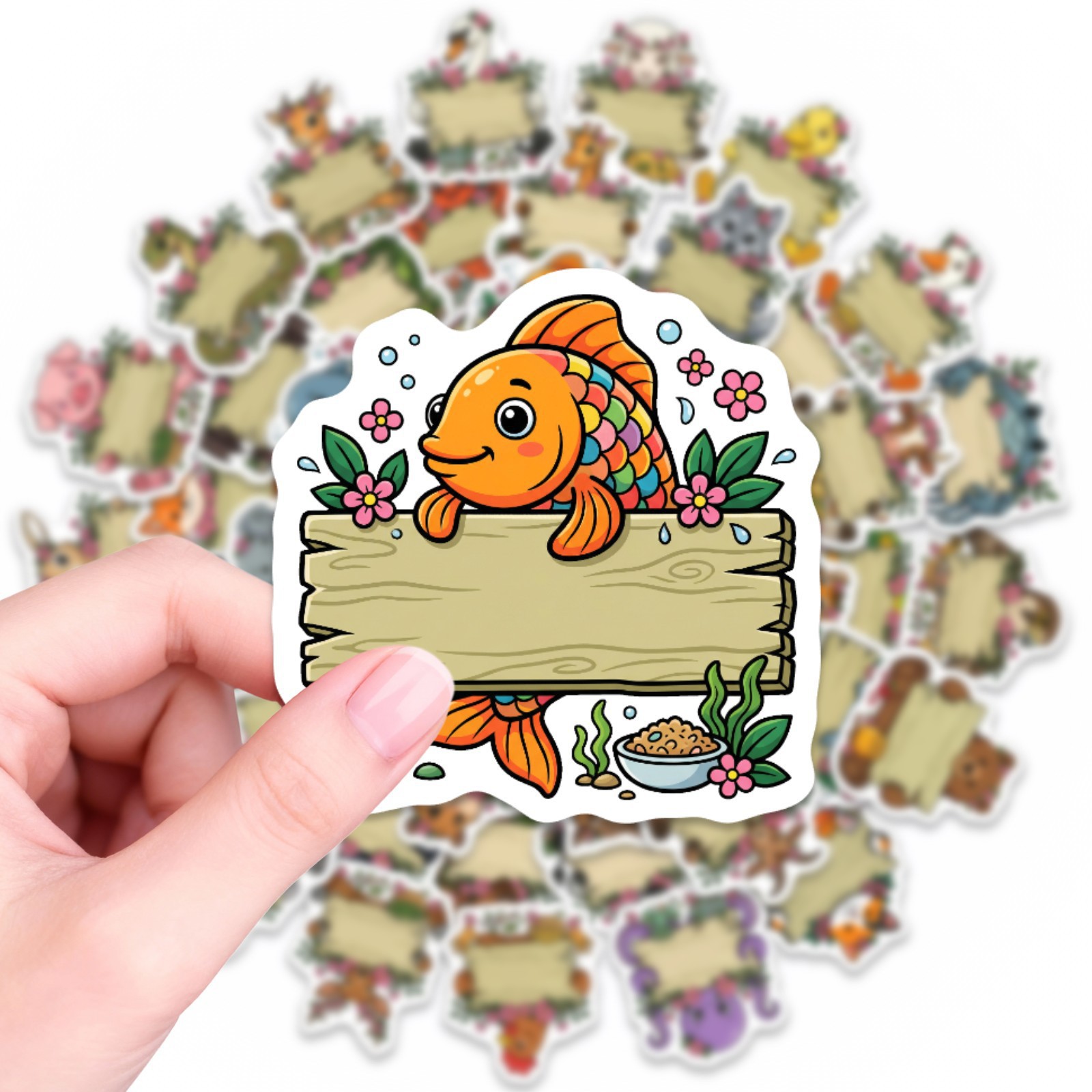 50/100Pcs HD Watercolor Forest - огляд і ціна Paper Deal Stationery & Office Supply Kota Bharu