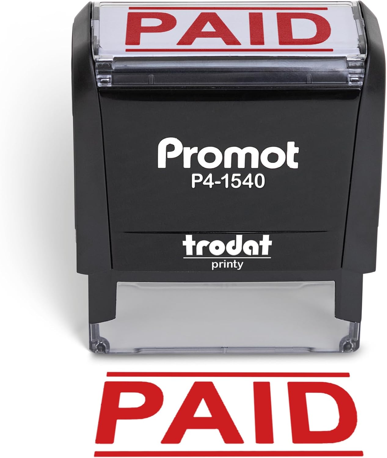 Self-Inking Paid Stamp Red Ref - огляд і ціна Self Inking Stamp