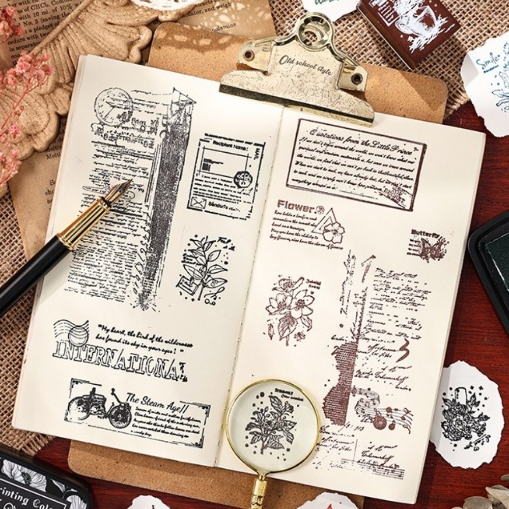 Portable Colorful Ink Pad Rect - огляд і ціна Self Inking Stamp