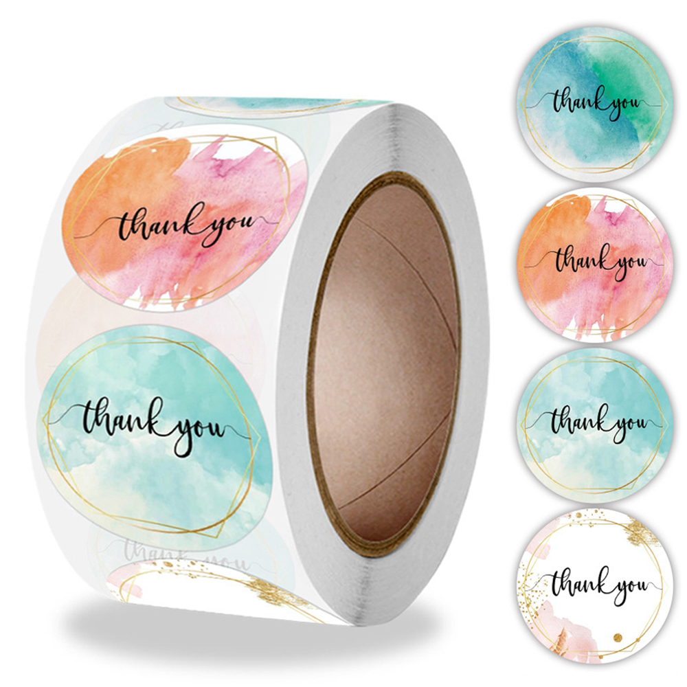 100-500 Pcs Thank You Stickers - огляд і ціна Stationery Supply Business