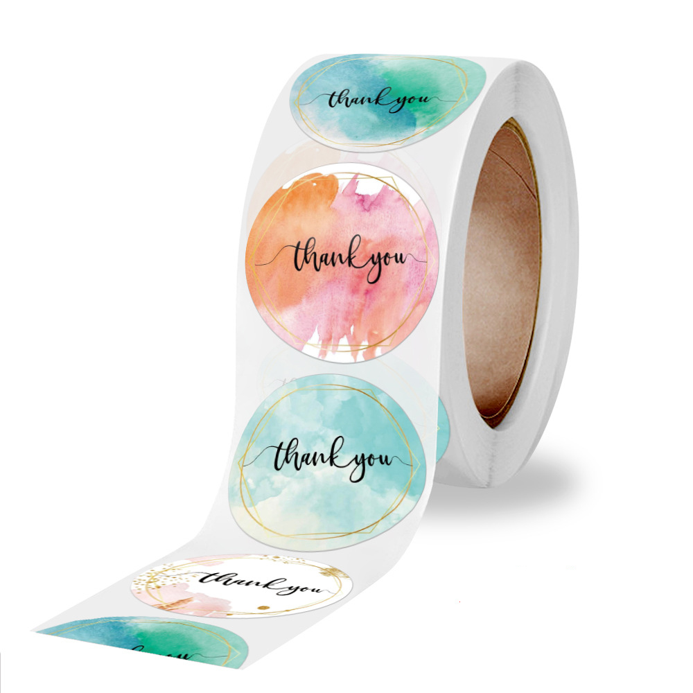 100-500 Pcs Thank You Stickers - огляд і ціна Stationery Supply Business