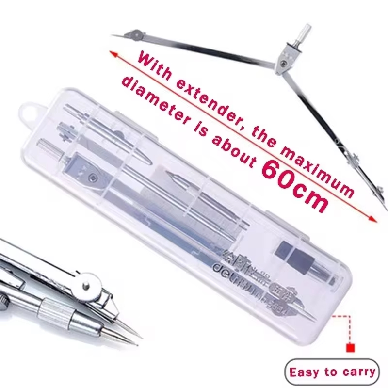 Stainless Steel Multifunctiona - огляд і ціна Compass Geometry Set