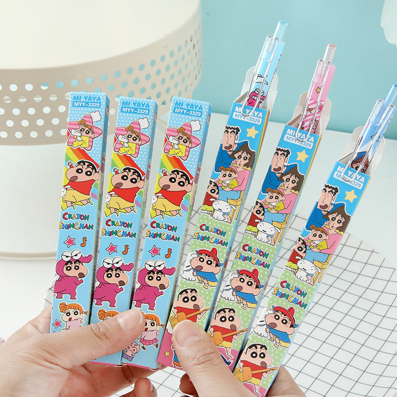 6Pcs Cartoon Crayon Shin-Chan  - огляд і ціна Supply Of Office Stationery