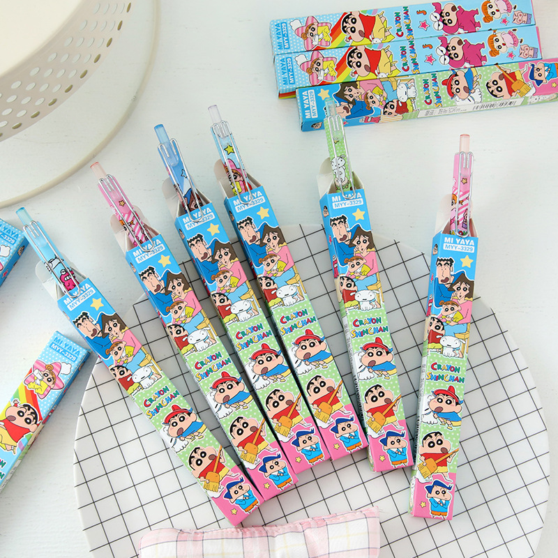 6Pcs Cartoon Crayon Shin-Chan  - огляд і ціна Supply Of Office Stationery