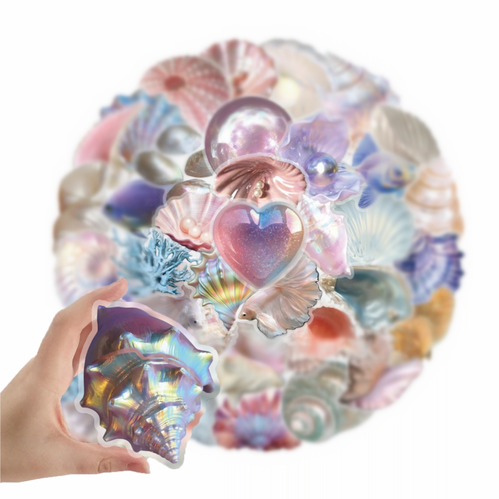 50pcs Cartoon Shell Graffiti S - огляд і ціна Memo Pad Sticky