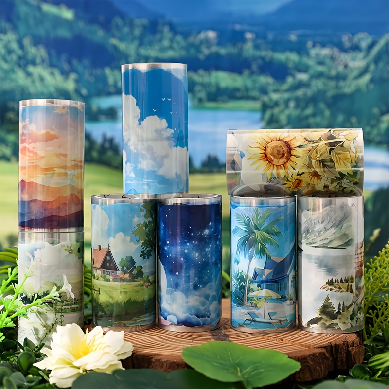 4Roll Landscape Pattern Decora - огляд і ціна Memo Pad Sticky