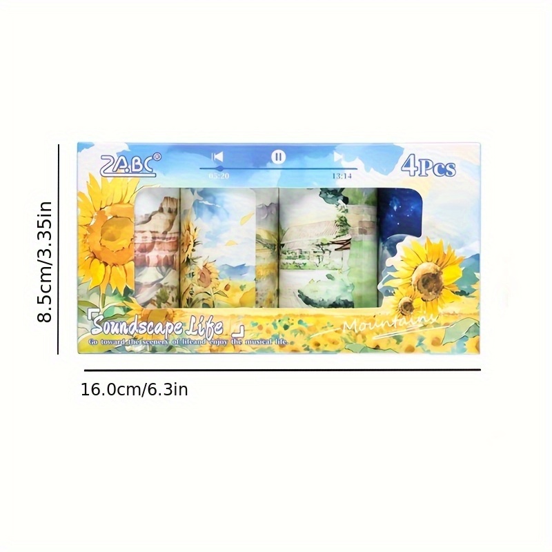 4Roll Landscape Pattern Decora - огляд і ціна Memo Pad Sticky