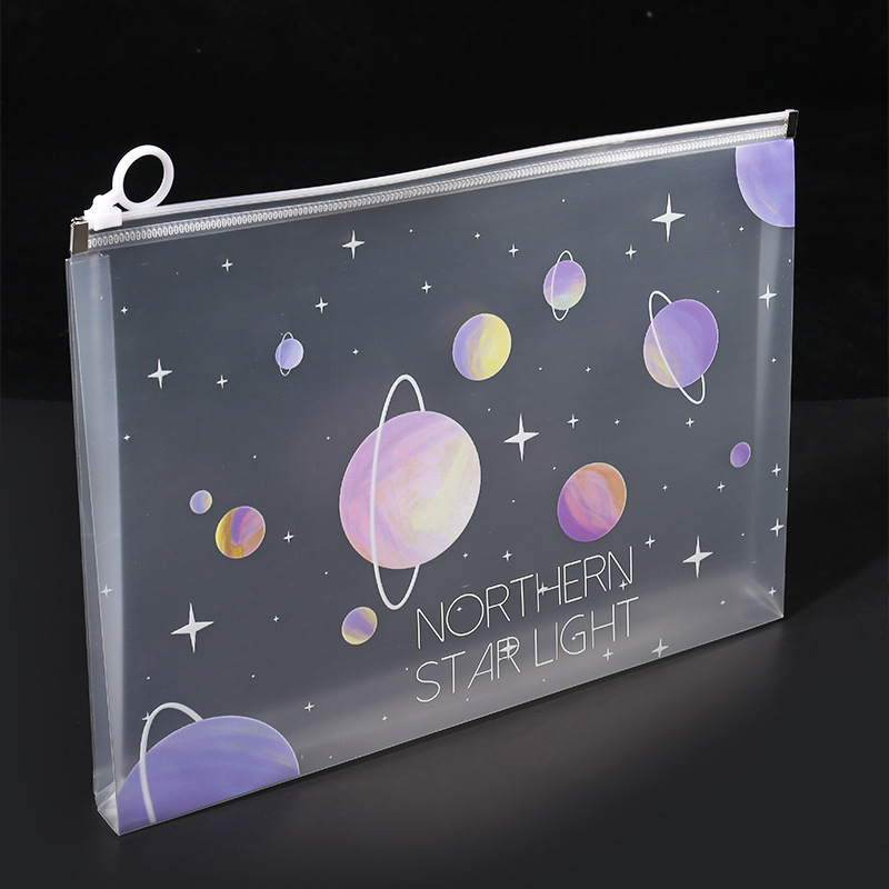 4/12pcs A4 Space Zipper Folder - огляд і ціна Supply Of Office Stationery