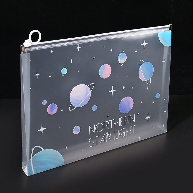 4/12pcs A4 Space Zipper Folder - огляд і ціна Supply Of Office Stationery