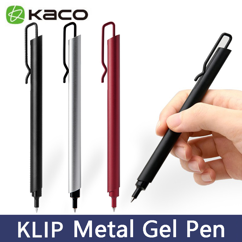 Kaco Metal Gel Pen 0.5MM Black - огляд і ціна Stationery Supply Business